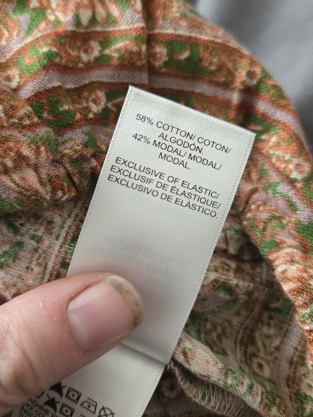 NWT Lucky Brand Floral Bubble Hem Peasant Top Size XXL MSRP $79 Boho Cottagecore - Picture 6 of 10
